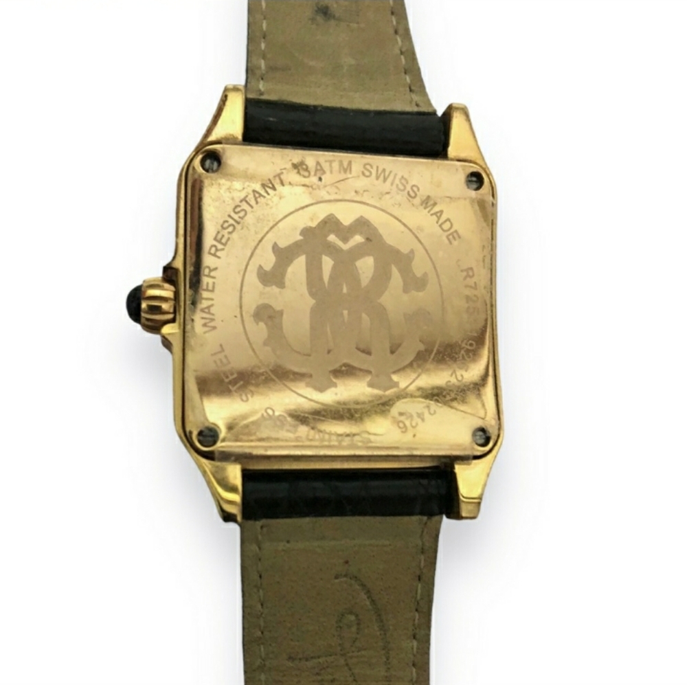 ROBERTO CAVALLI Women’s Venom Watch Crocodile Strap EUC! - Picture 7 of 8